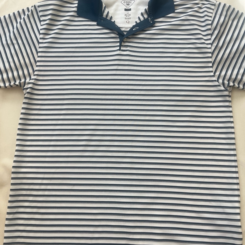 Cutter & Buck Striped Polo Shirt